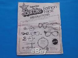 Vintage 1976 Barbie Superstar Fashion Face Beauty Center Make-up Jewelry + Box