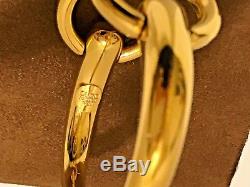 Vintage Gucci Gold Plated Horsebit Snaffle Bracelet No Loss Of Color Beautiful