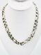 Vintage Italian12mm Figaro Cuban Link Chain Necklace