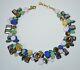Vintage J. Crew Mixed Pastel Brulee Necklace Gorgeous Choker