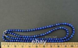 WOW! 42 Jay King DTR Lapis Lazuli NECKLACE sterling silver beads 925 necklace