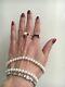 Women's Beautiful 14 Carat Rose Gold Ring Size 8 58 Mm, 6 Grams Preowned