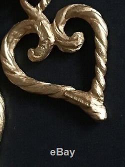 Yves Saint Laurent Beautiful Vintage Clip On Earrings